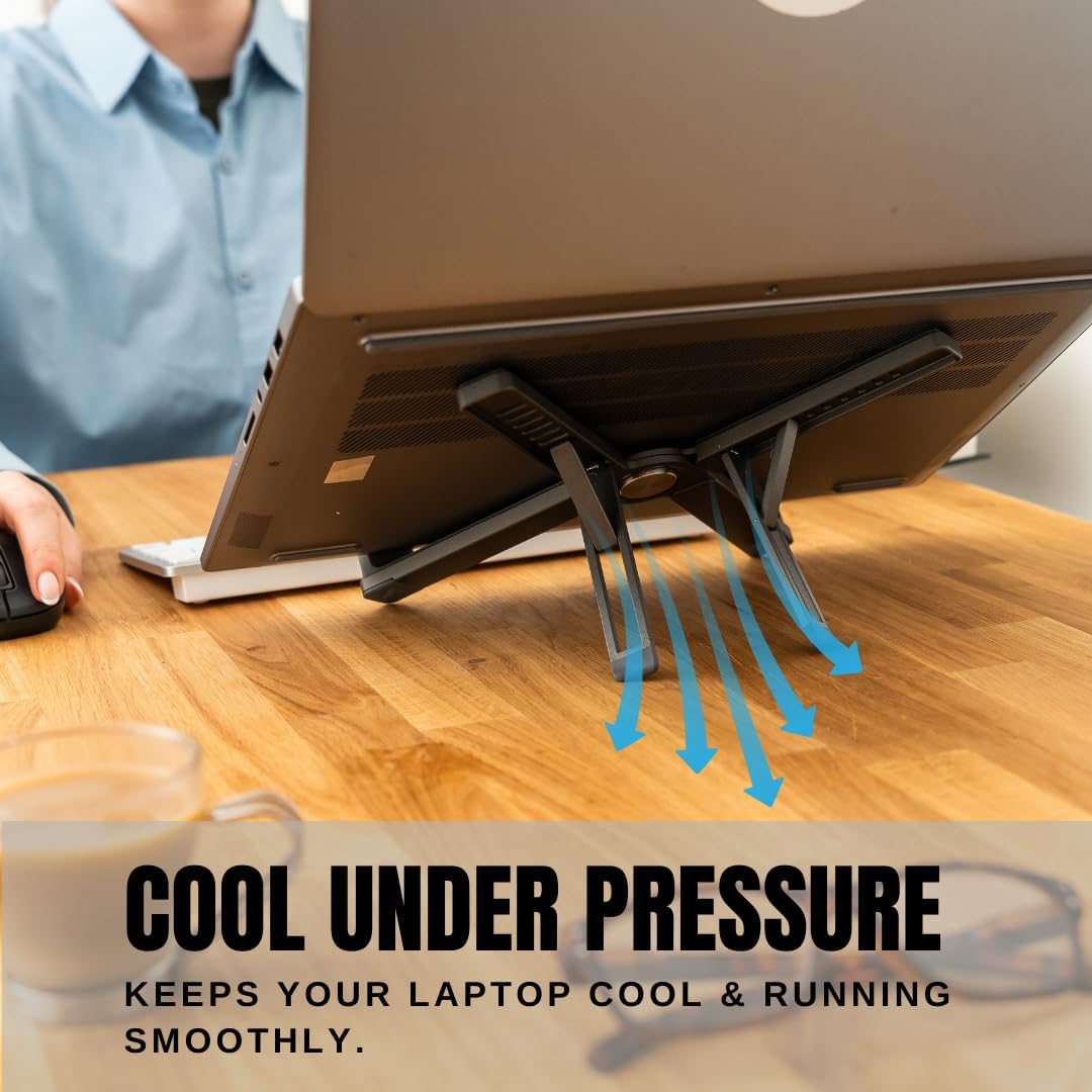 Aluminum Portable Foldable Laptop Stand