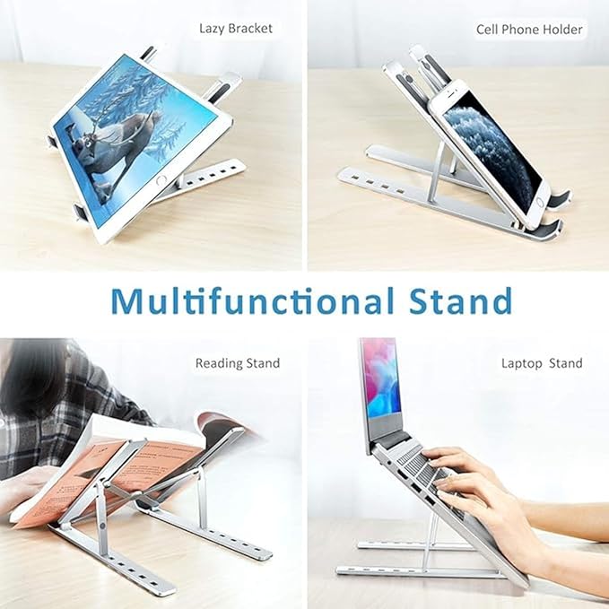 Aluminum Portable Foldable Laptop Stand